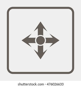 Four arrows Icon.