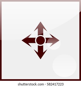 Four arrows Icon.