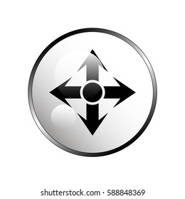 Four arrows Icon.