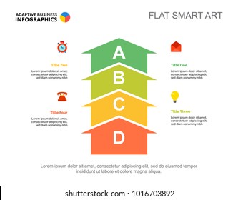 Four Arrows Planning Slide Template
