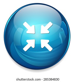 four arrows pointing icon
