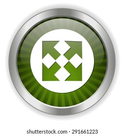 Four arrows pointing icon