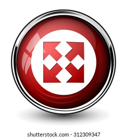 Four arrows pointing icon