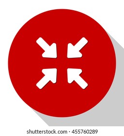 Four arrows pointing icon