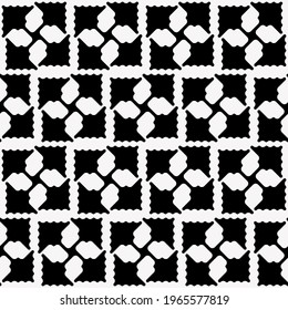 Cuatro flechas son un adorno sin fisuras. Vector y el mismo patrón monocromo.