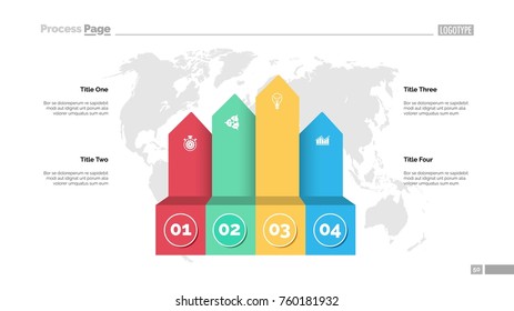 Four Arrows Slide Template