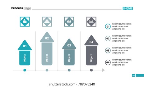 Four Arrows Slide Template