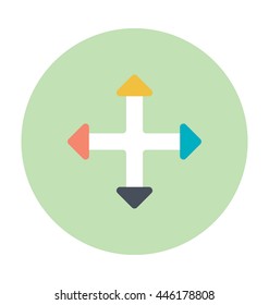 Four Arrows Vector Icon