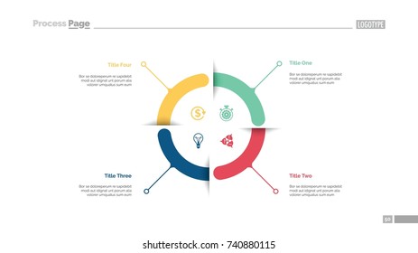 Four Aspects Circle Diagram Slide Template