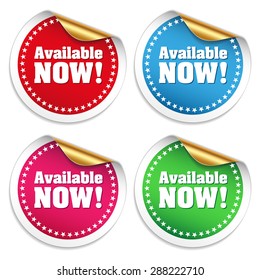 Now available icon Images, Stock Photos & Vectors | Shutterstock