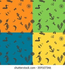 Four Background in Different Colors