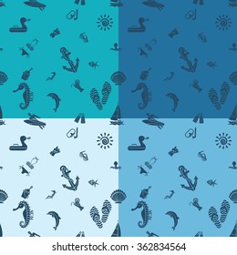 Four Background in Different Colors