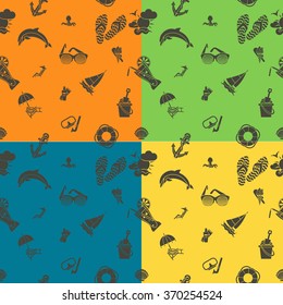 Four Background in Different Colors