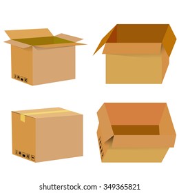 Similar Images, Stock Photos & Vectors of Various boxes opened and