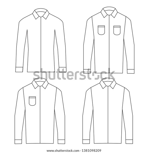 plain white shirt template