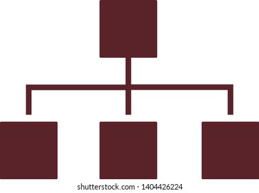 Four block icon in trendy flat style isolated on white background