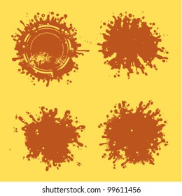 four blots for stamp