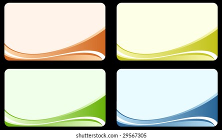 Four business card solutions