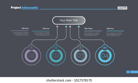 Four Business Ideas Slide Template
