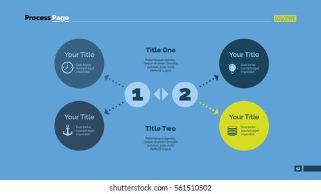 Four Business Ideas Slide Template