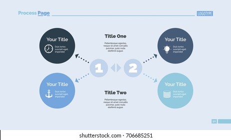 Four Business Ideas Slide Template