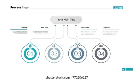 Four Business Ideas Slide Template