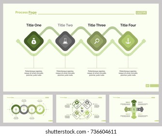 Four Business Process Slide Template Set