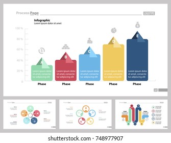 Four Business Slide Templates Set