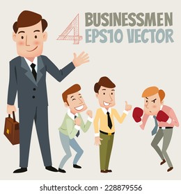 Four businessmen