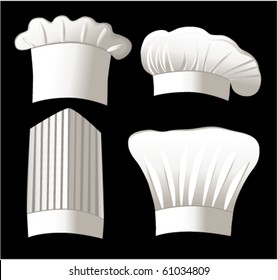 Four chef hats