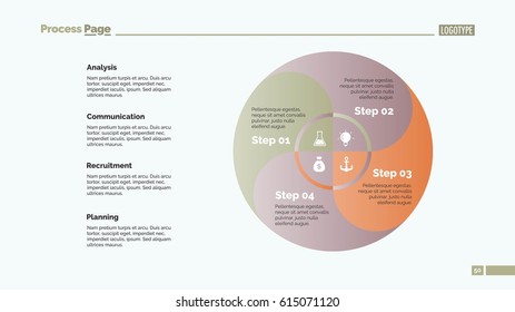 Four Circle Zones Slide Template