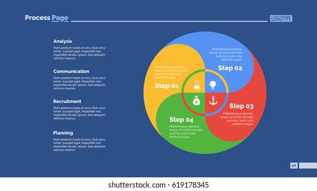 Four Circle Zones Slide Template