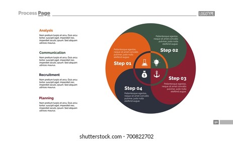 Four Circle Zones Slide Template