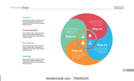 Four Circle Zones Slide Template