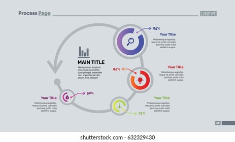 Four Circles Comparison Slide Template