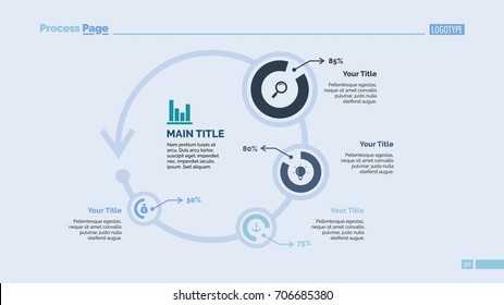 Four Circles Comparison Slide Template