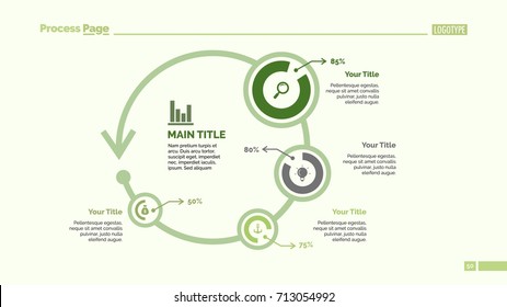 Four Circles Comparison Slide Template