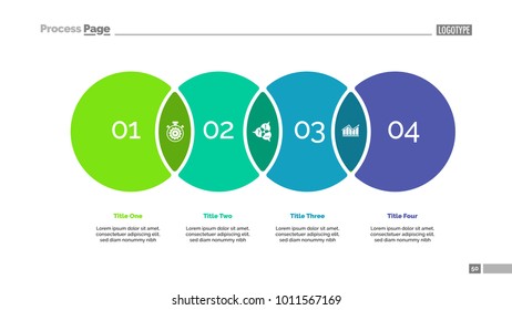 Four Circles Solution Slide Template