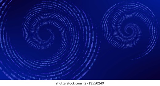 Cuatro texturas de semitono circulares en tonos verdes a azules sobre un fondo blanco.