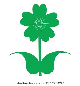 four clover isolated vvector design