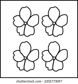 four clover set and pictures