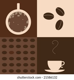 Four coffee designs