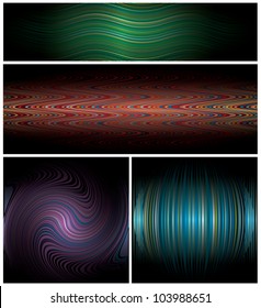 fondo abstracto de cuatro colores