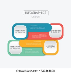 Infographics Design Vector Business Iconvector Timeline Stock Vector