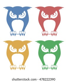 four color owls
