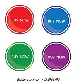 Four colored circular icons buy now