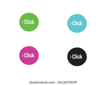 Four colorful "Click" buttons in vibrant hues
