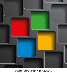 four colorful frames for your text
