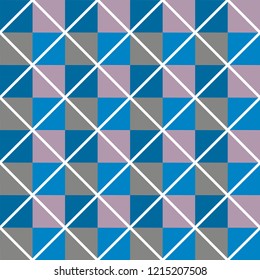 Four colorful triangle laid out in a square, seamless background
