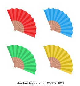 four colors abanico
